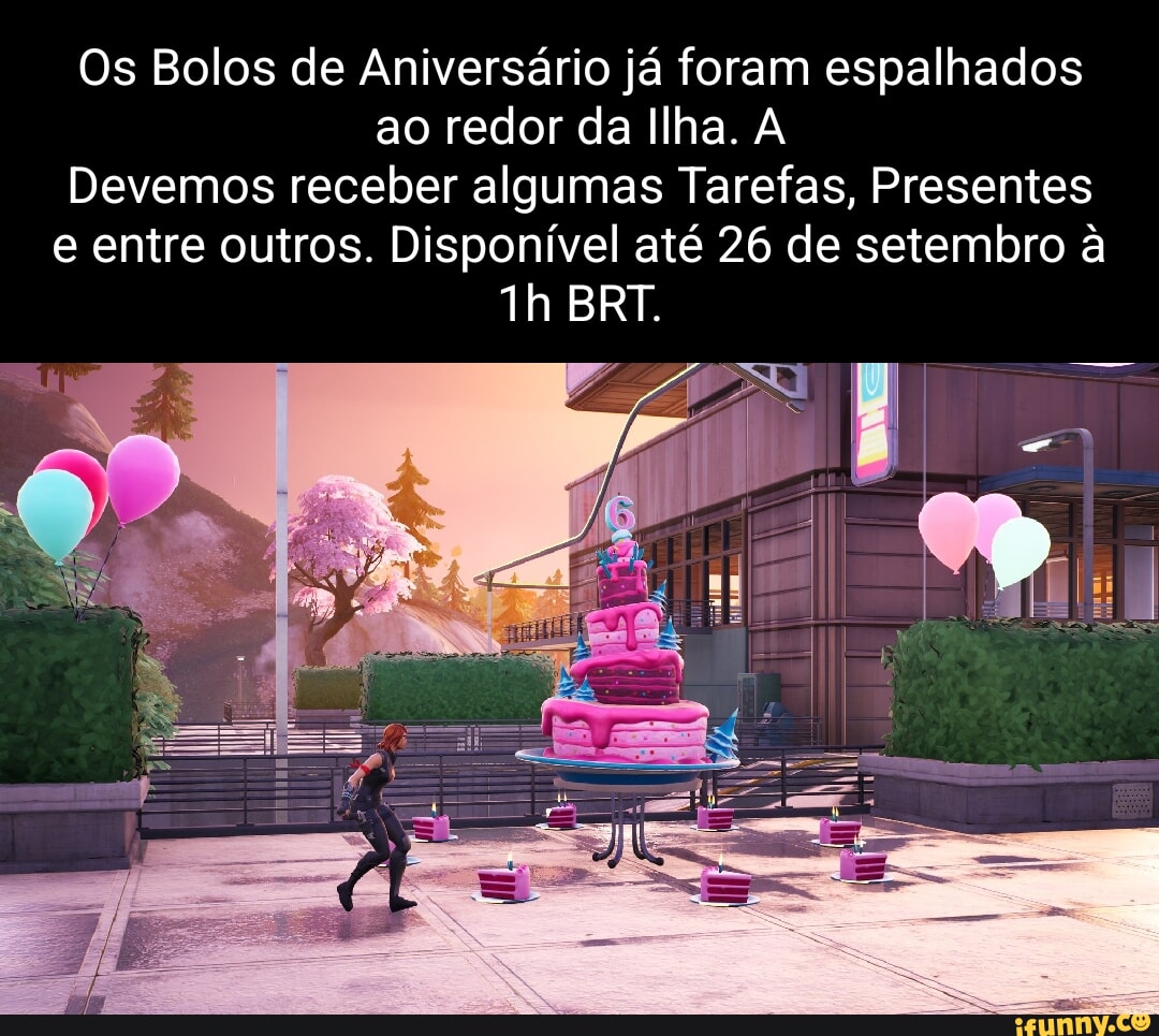 Os Bolos De Aniversário Já Foram Espalhados Ao Redor Da Ilha A Devemos Os Bolos De Aniversário Já Foram Espalhados Ao Redor Da Ilha A Devemos