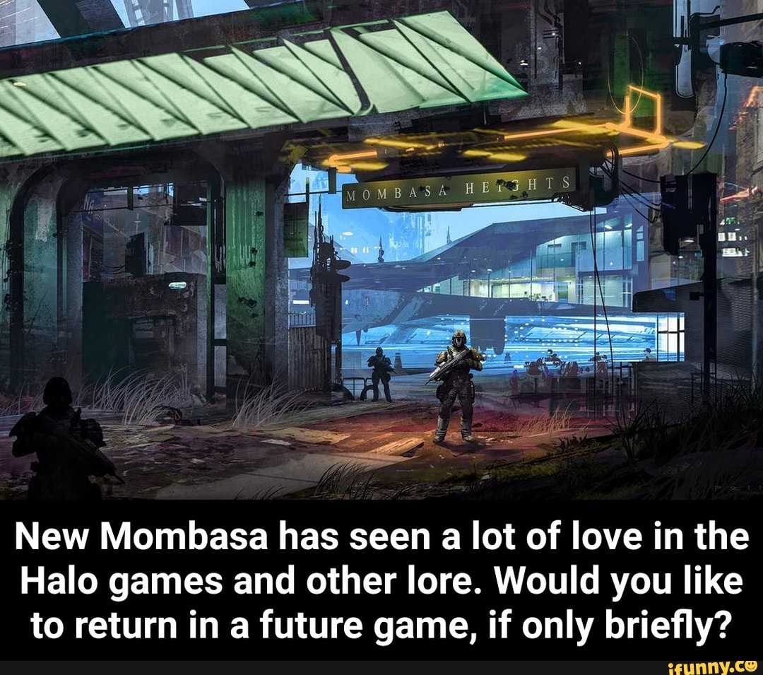 New Mombasa has seen a lot of love in the Halo games and other lore ...