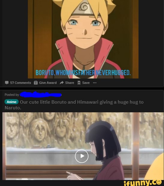 Our cute little Boruto and Hima Naruto, - iFunny