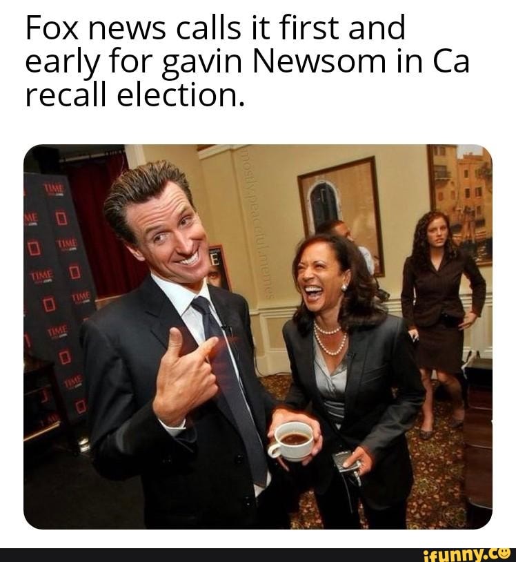 Fox News Calls It First And Early For Gavin Newsom In Ca Recall ...