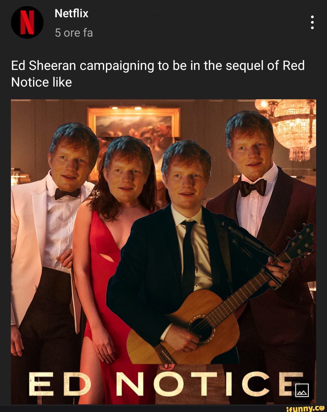 Ed sheeran red notice
