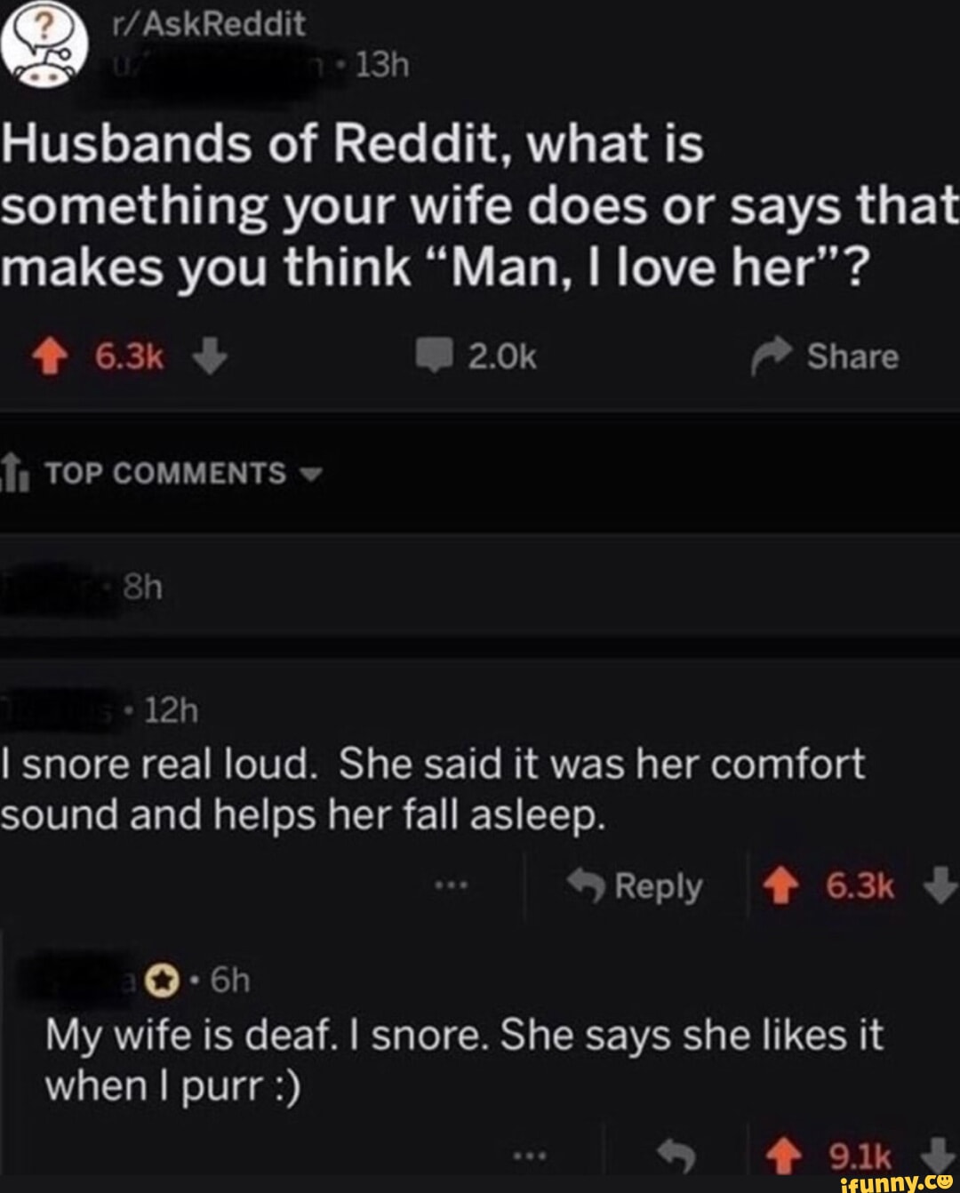 OS Husbands of Reddit, what is something your wife does or says that makes  you think 