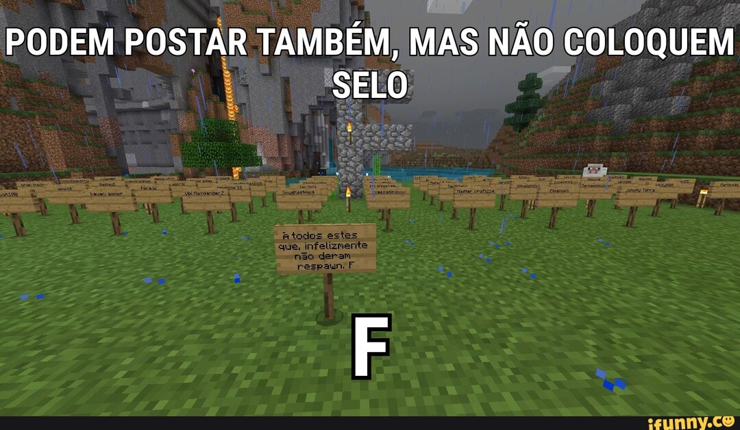 PODEM POSTAR TAMBÉM, MAS NÃO COLOQUEM SELO