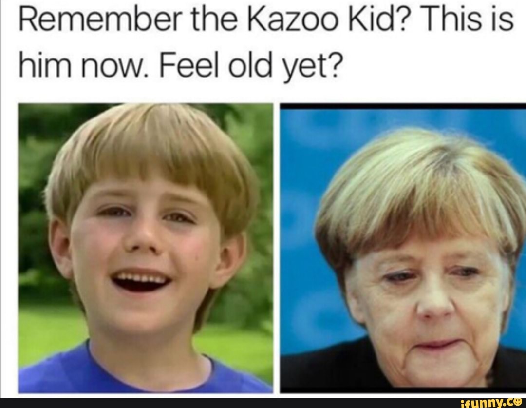 Remember the Kazoo Kid? This is him now. Feel old yet? )
