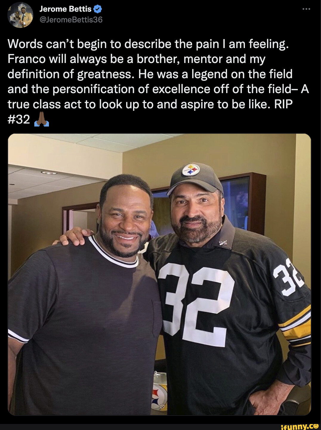 Jerome Bettis on LinkedIn: Words can't begin to describe the pain