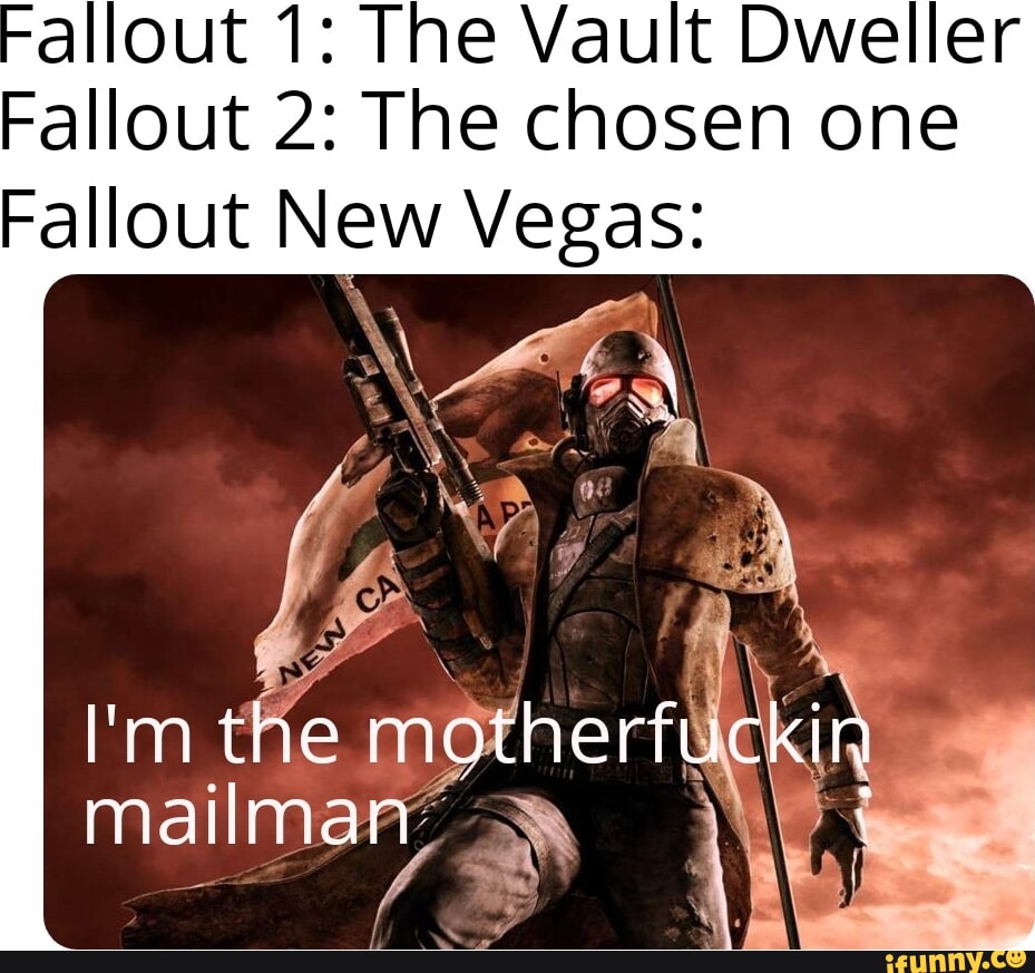 Allout 1: The Vault Dweller Fallout 2: The chosen one Fallout New Vegas ...