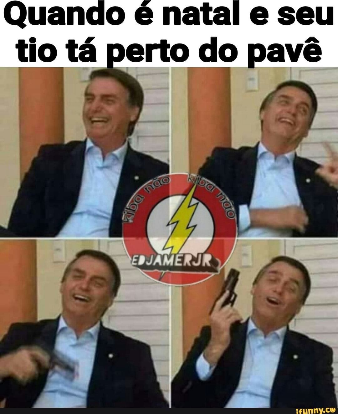 Quando é natal e seu
tio tá perto do pavê