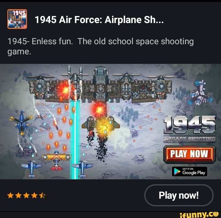 1945 Air Force Airplane Sh 1945 Enless Fun The Old School Space Shooting Game Play Now Play Now