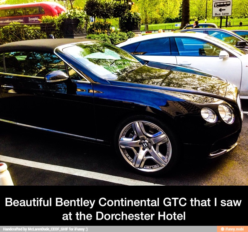 Beautiful Bentley Continental GTC that I saw
at the Dorchester Hotel - Beautiful Bentley Continental GTC that I saw at the Dorchester Hotel