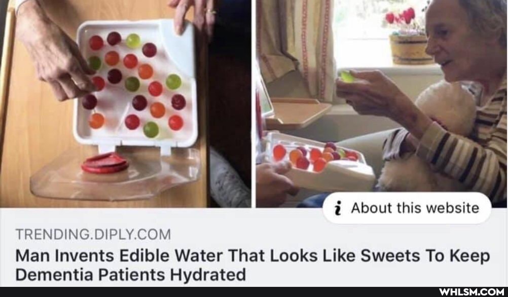About this website
TRENDING DIPLY COM Man Invents Edible Water That Looks Like Sweets To Keep