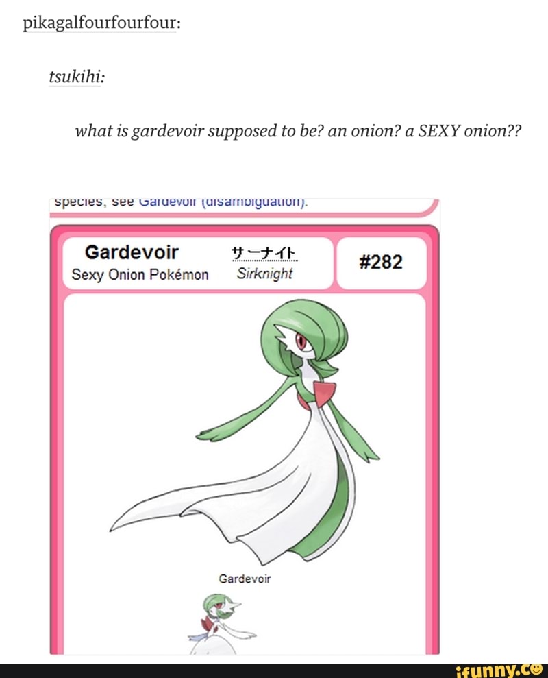 Pikagalfourfourfour: tsukihi: what is gardevoir supposed to be? an ...