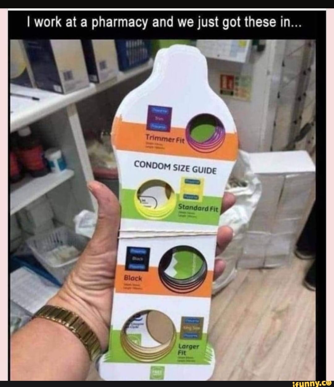 I work at a pharmacy and we just got these in...
Fit
CONDOR SIZE I