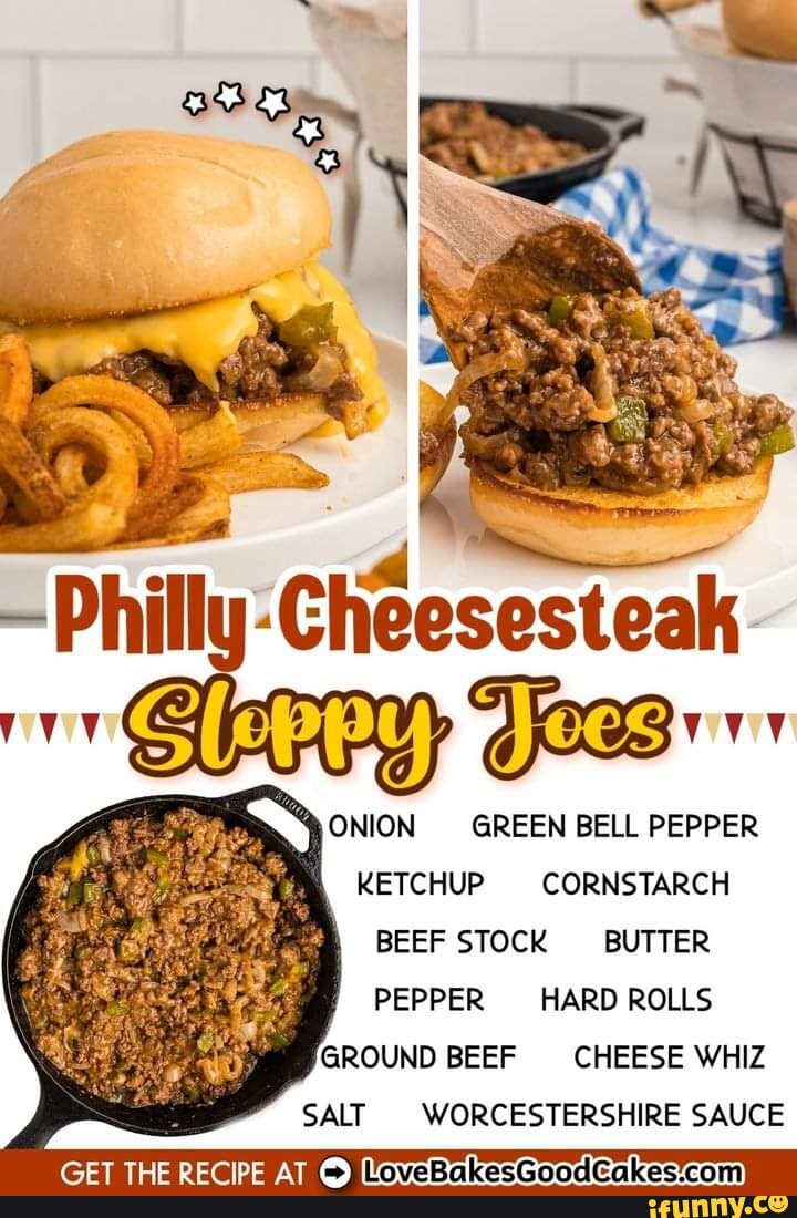 Philly Cheesesteak ONION GREEN BELL PEPPER KETCHUP CORNSTARCH BEEF