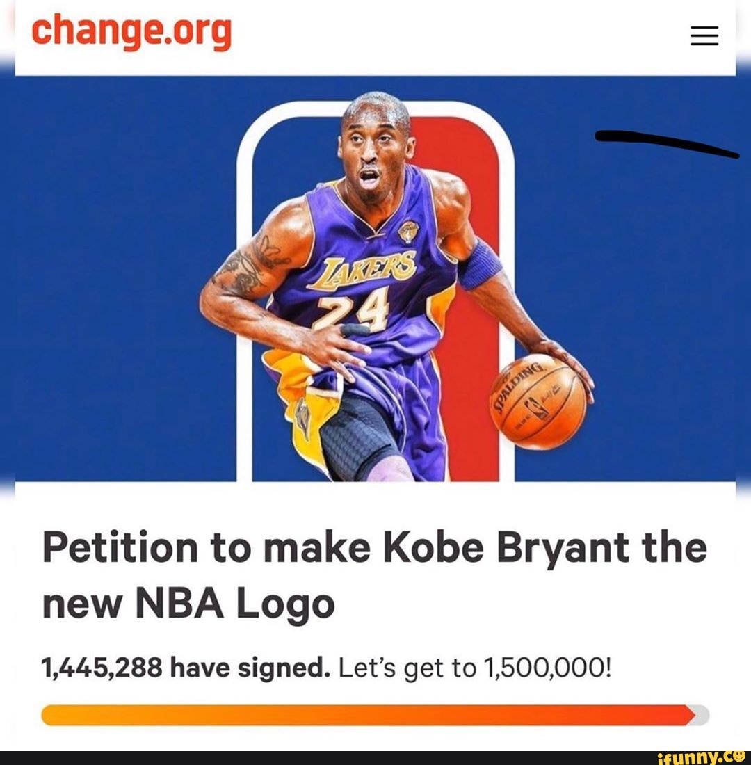 Petition to make Kobe Bryant the new NBA Logo 1,445,288