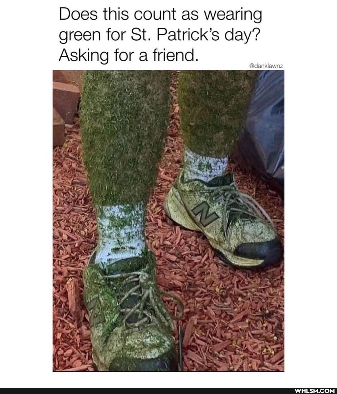 Does this count as wearing green for St. Patrick's day?
Asking for a friend.