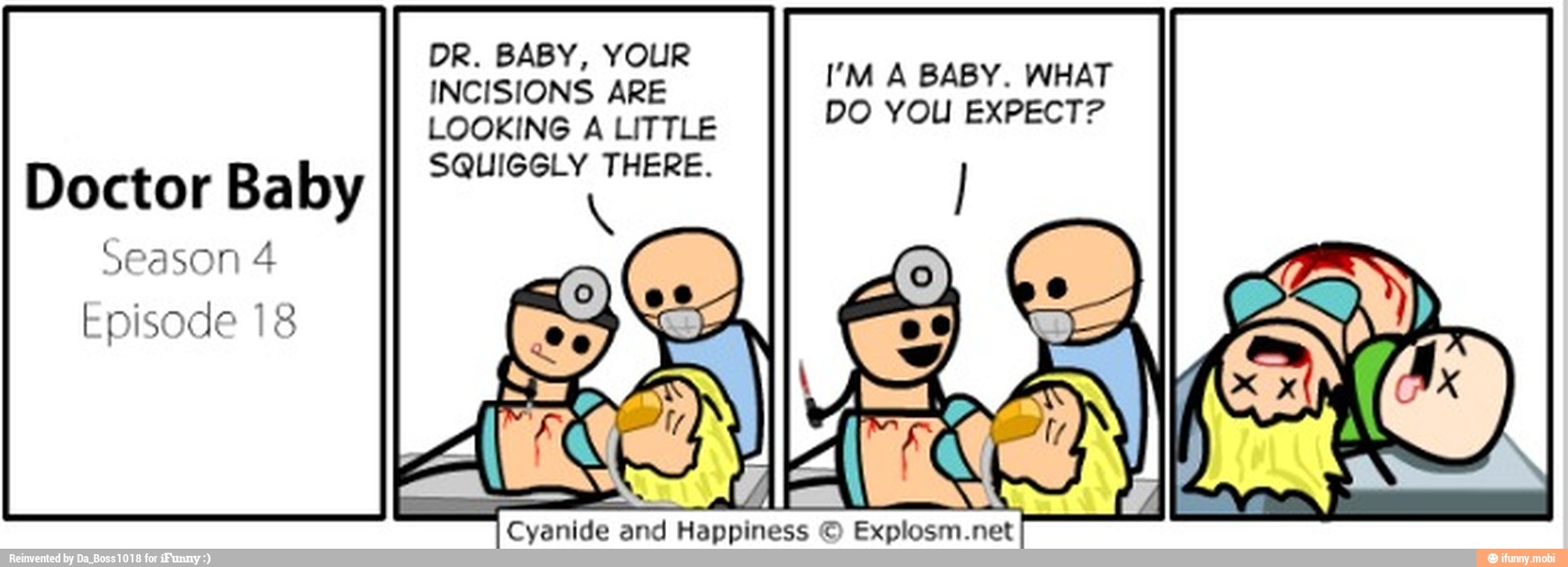 Doctor Baby Season 4 Cyanide and Happiness © Explosm.net.