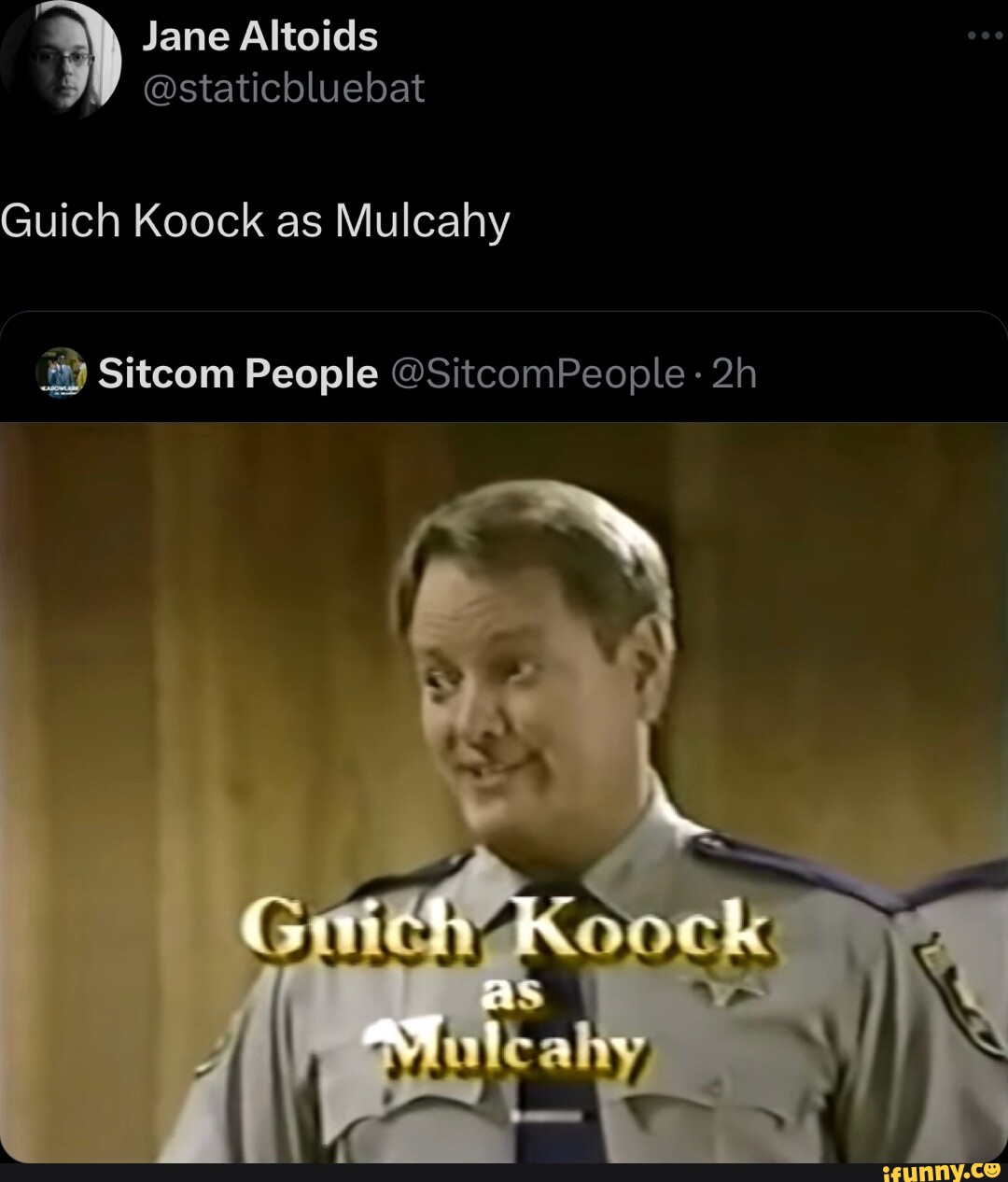 Jane Altoids staticbluebat Guich Koock as Mulcahy People