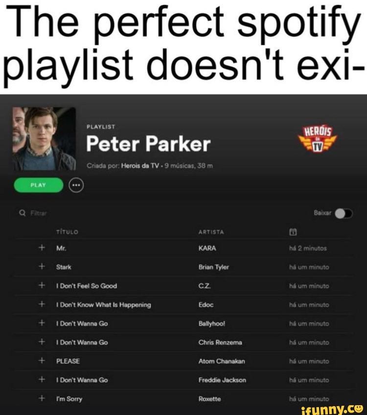The perfect spotify playlist doesn't exi-