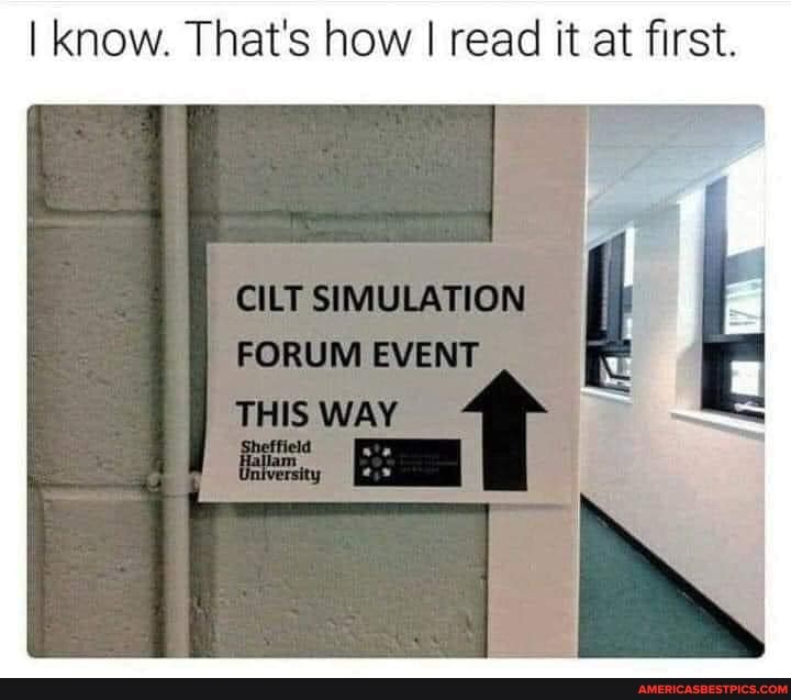 I know. That's how I read it at first.
CILY SIMULATION FORUM EVENT THIS WAY