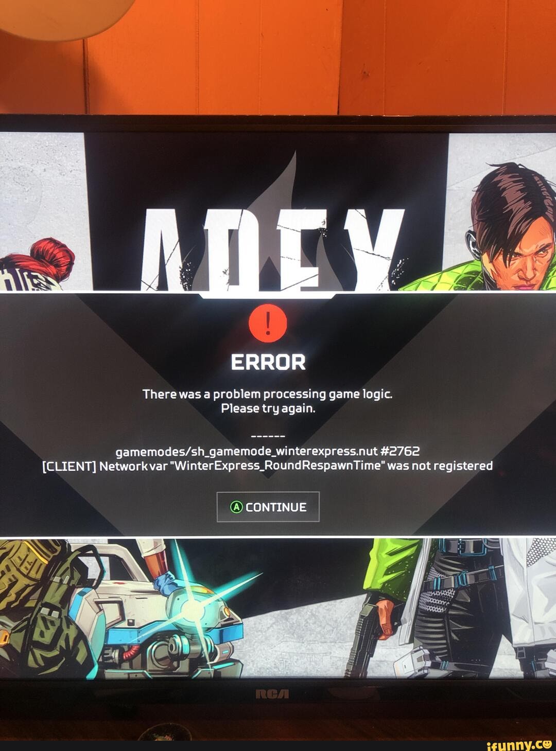 There was a problem processing game logic please try again apex legends ошибка