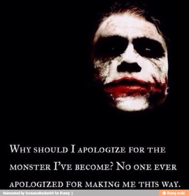 Wuy SHOULD
a APOLOGIZE FOR THE
MONSTER
[VE BECOME? NO ONE EVER
APOLOGIZED FOR MAKING ME THIS WAY.