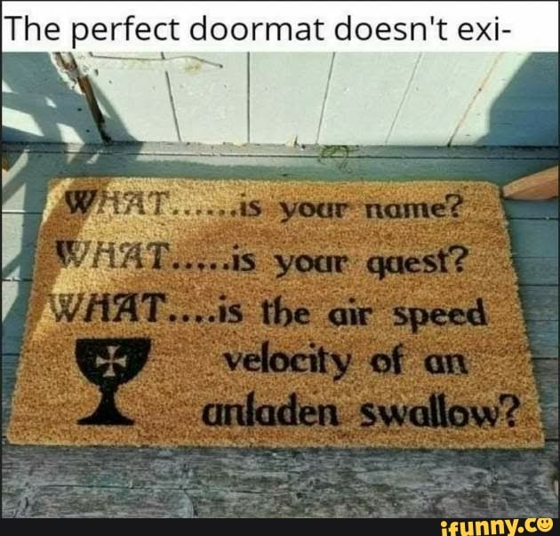 The perfect doormat doesn't exi lia iFunny