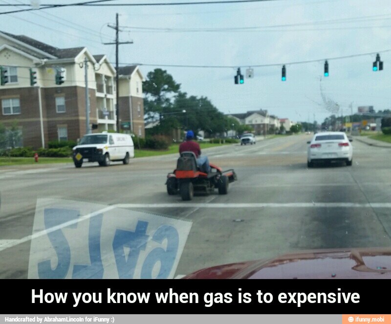 How you know when gas is to expensive - How you know when gas is to expensive