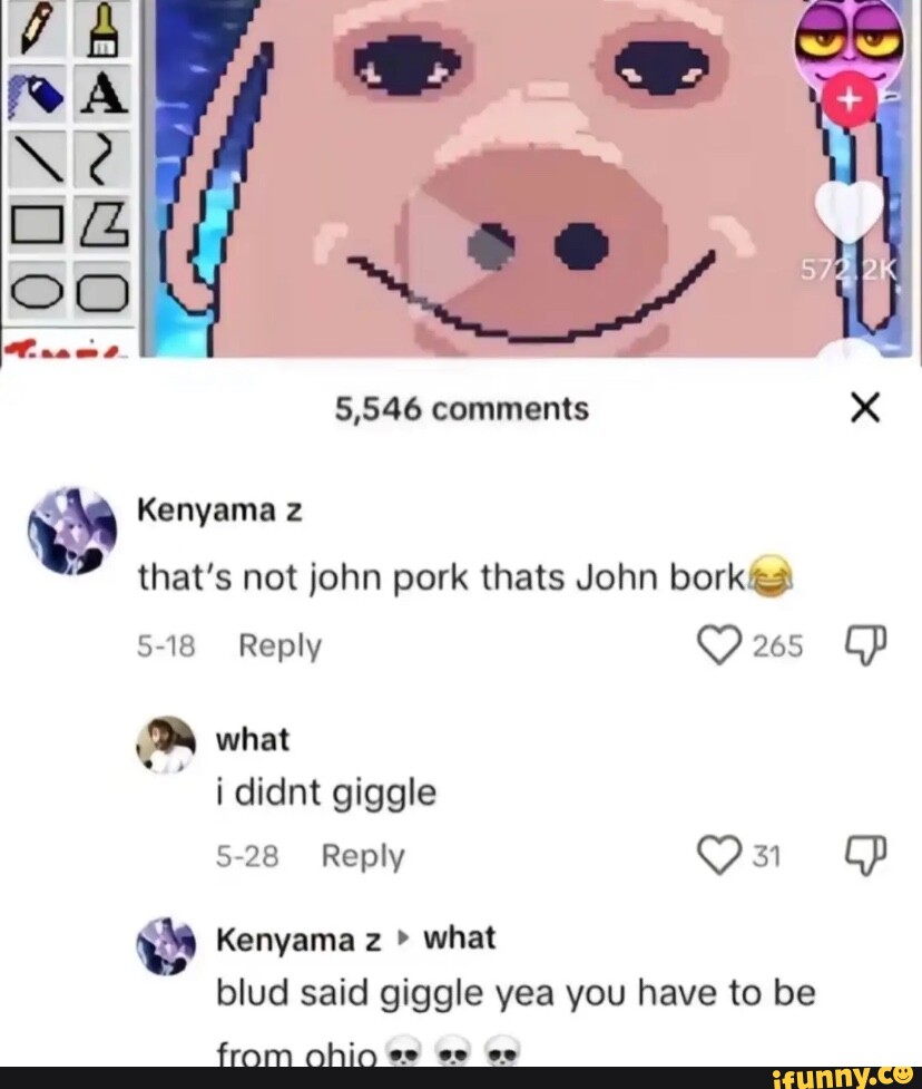 KIM JEST JOHN PORK? 