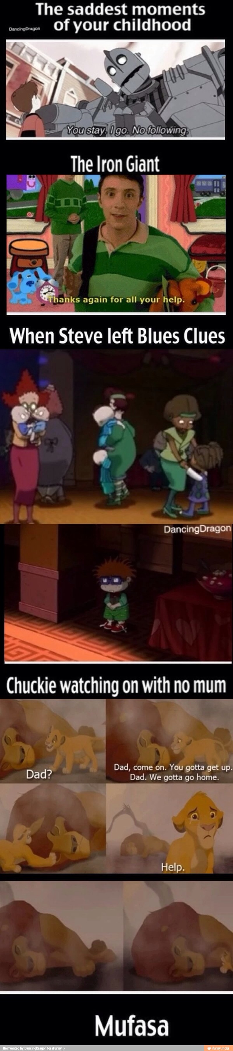 The saddest moments
oon
OF your Childhood