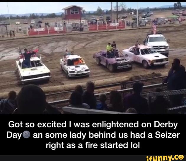 Got so excited I was enlightened on Derby
Daye an some lady behind us had a Seizer
right as a fire started lol - Got so excited I was enlightened on Derby Day🌚 an some lady behind us had a Seizer right as a fire started lol