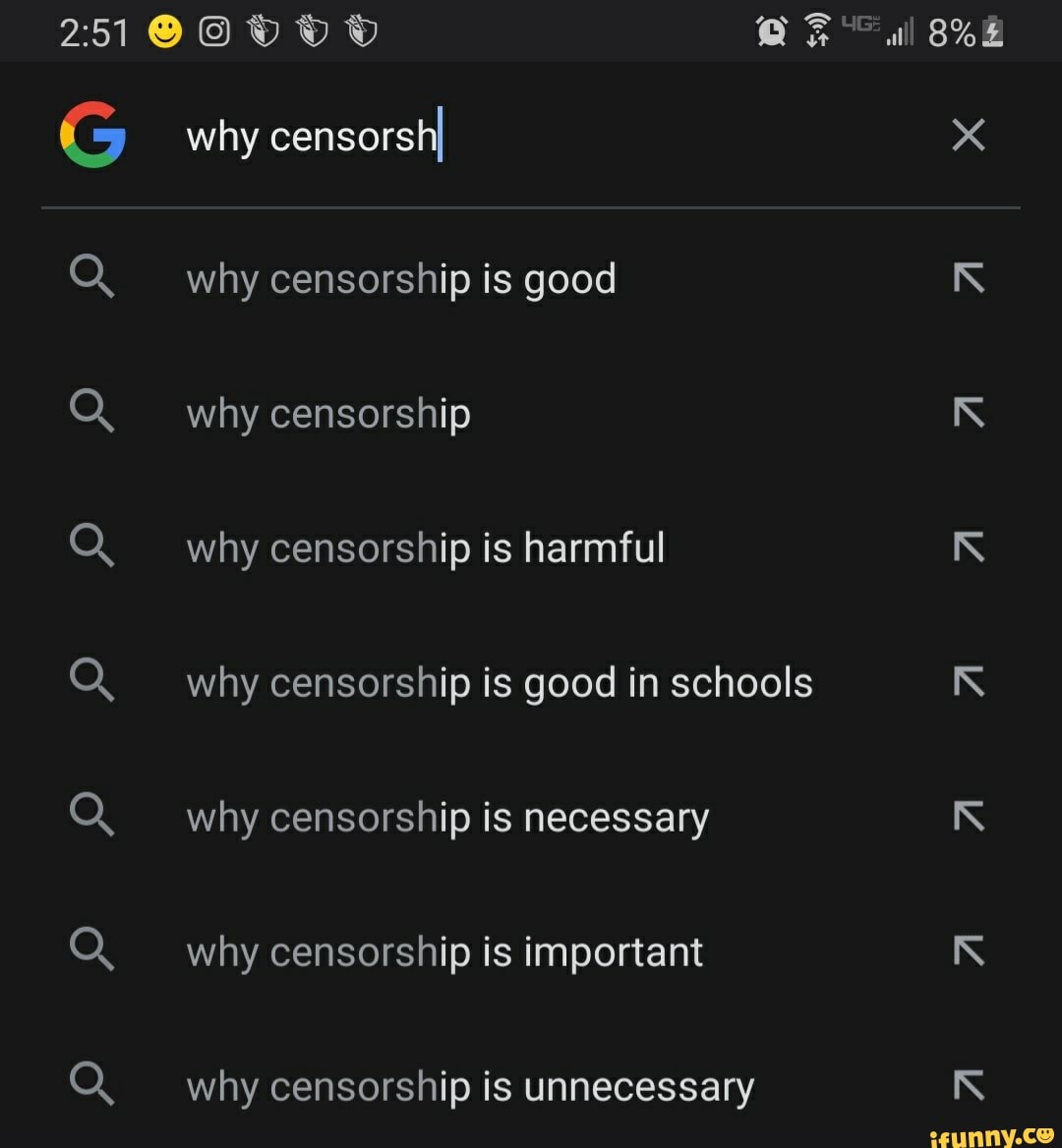 251 why censorshI why censorship is good why censorship why censorship