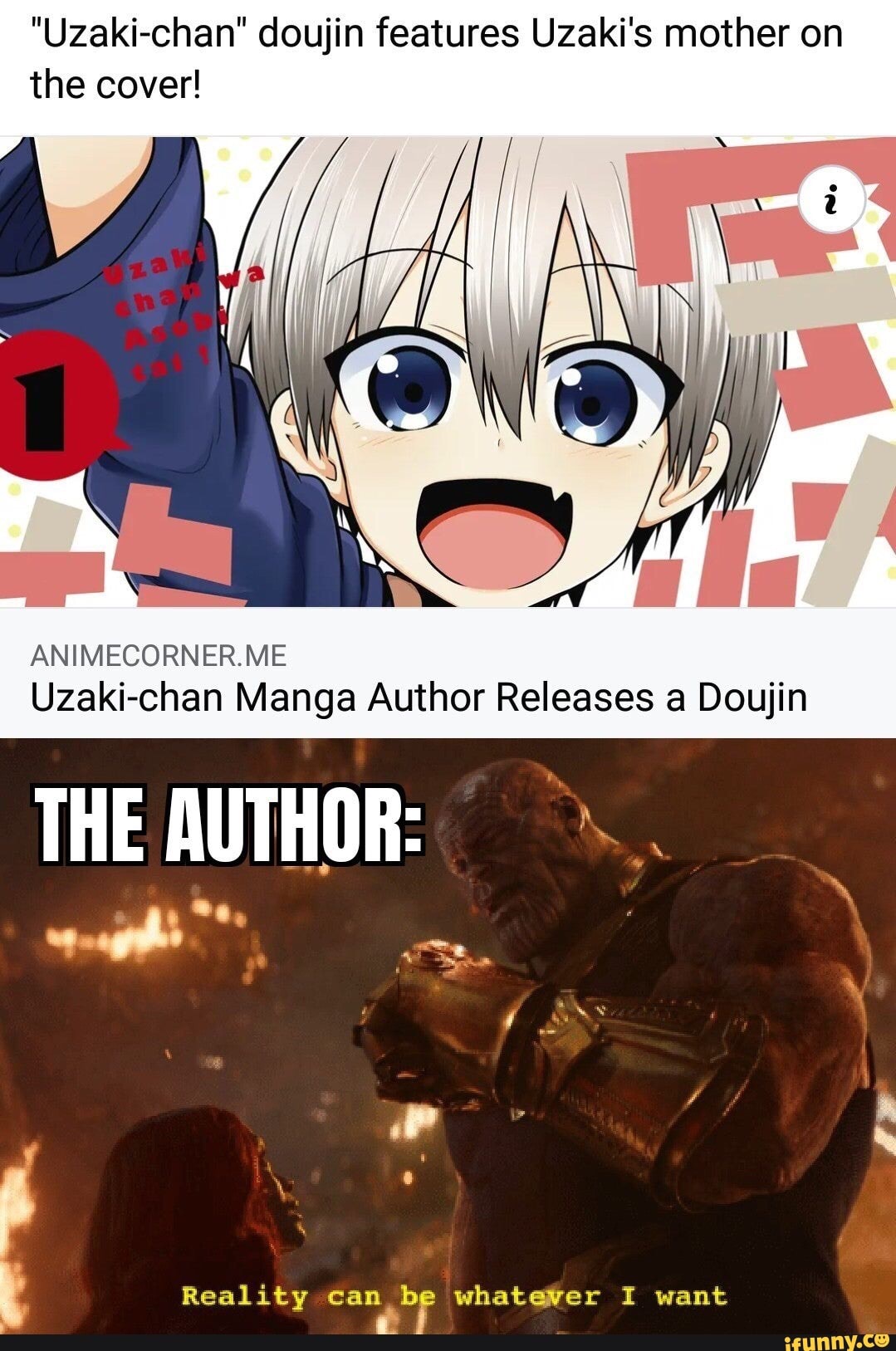 Uzaki chan manga