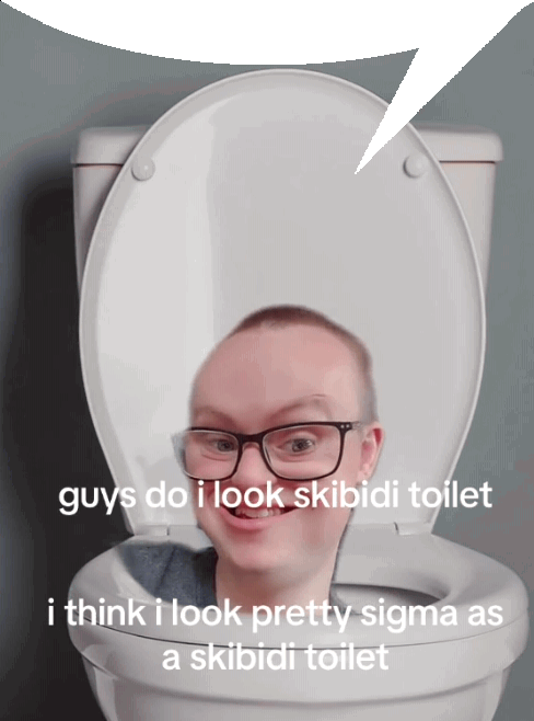 Guys do i look skibidi toilet i think ilook pretty sigma as a skibidi ...