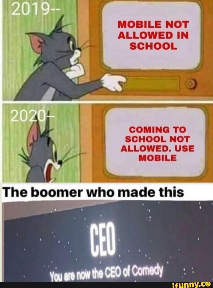 MOBILE NOT
ALLOWED IN
SCHOOL
COMING TO
SCHOOL NOT
ALLOWED. USE
MOBILE