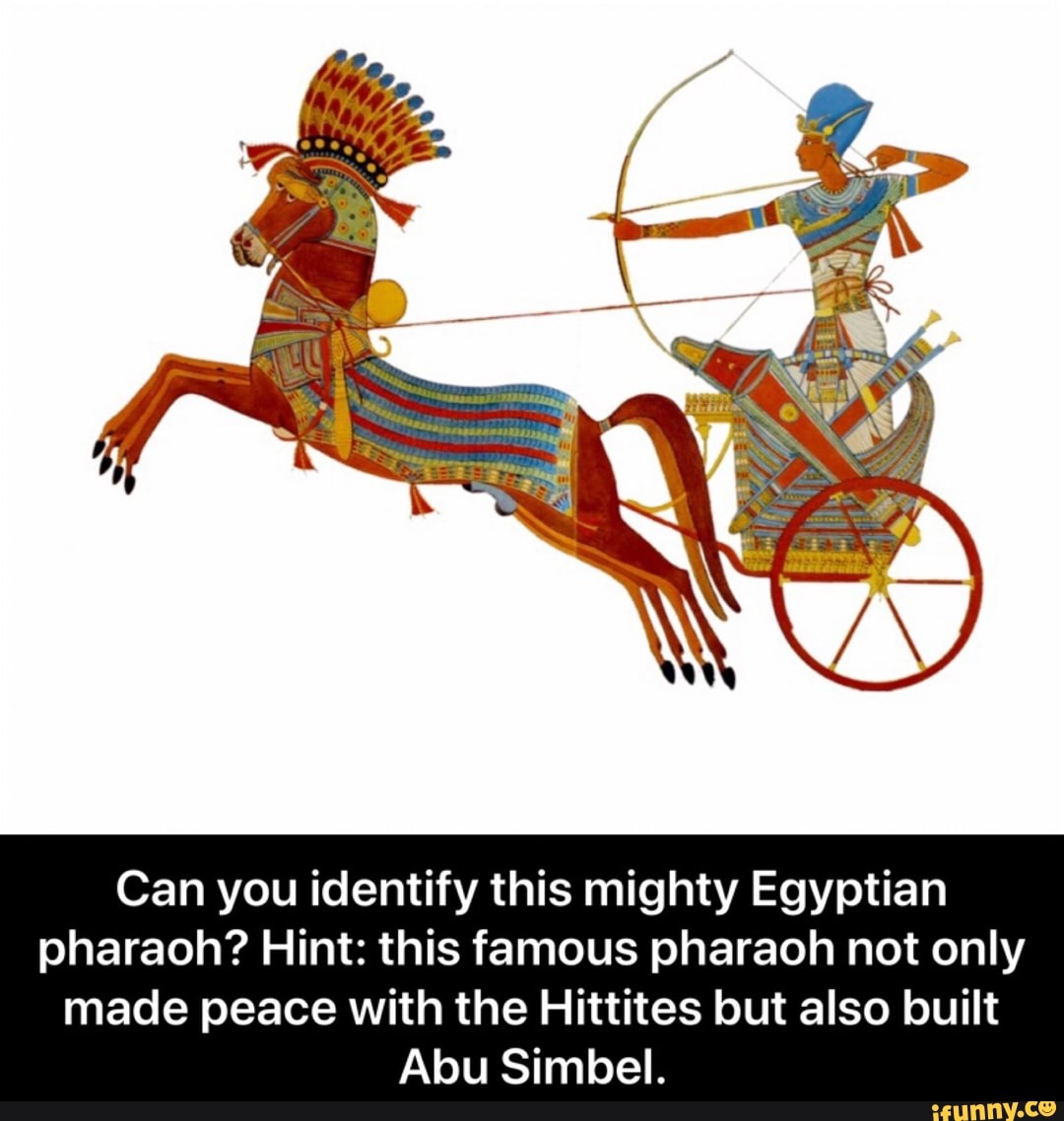 Фараон РАМЗЕС на колеснице