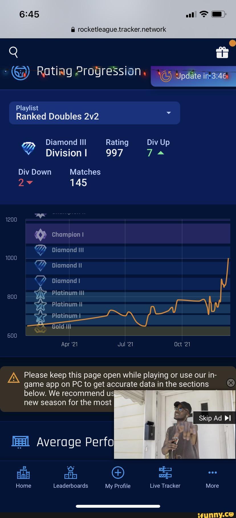 Rocketleague.tracker.network As Ratiag Progressian, Update Playlist ...