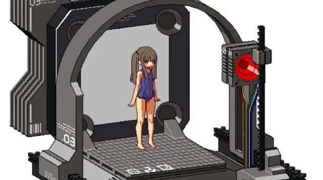 Anime girl gore gif