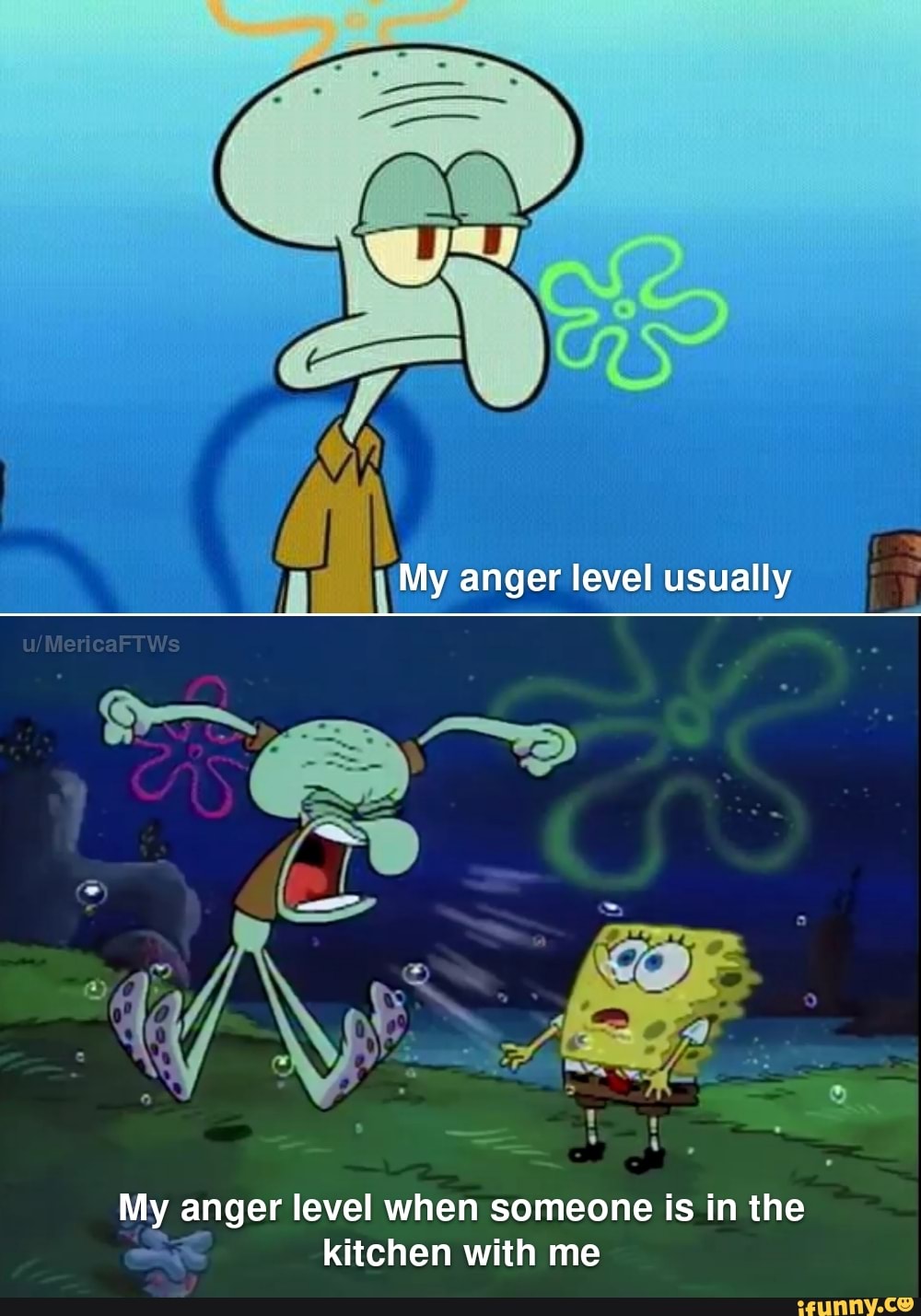 My Anger Level Usually Mer Cartws My Anger Level When Someone Is In The Kitchen With Me Ifunny 5248