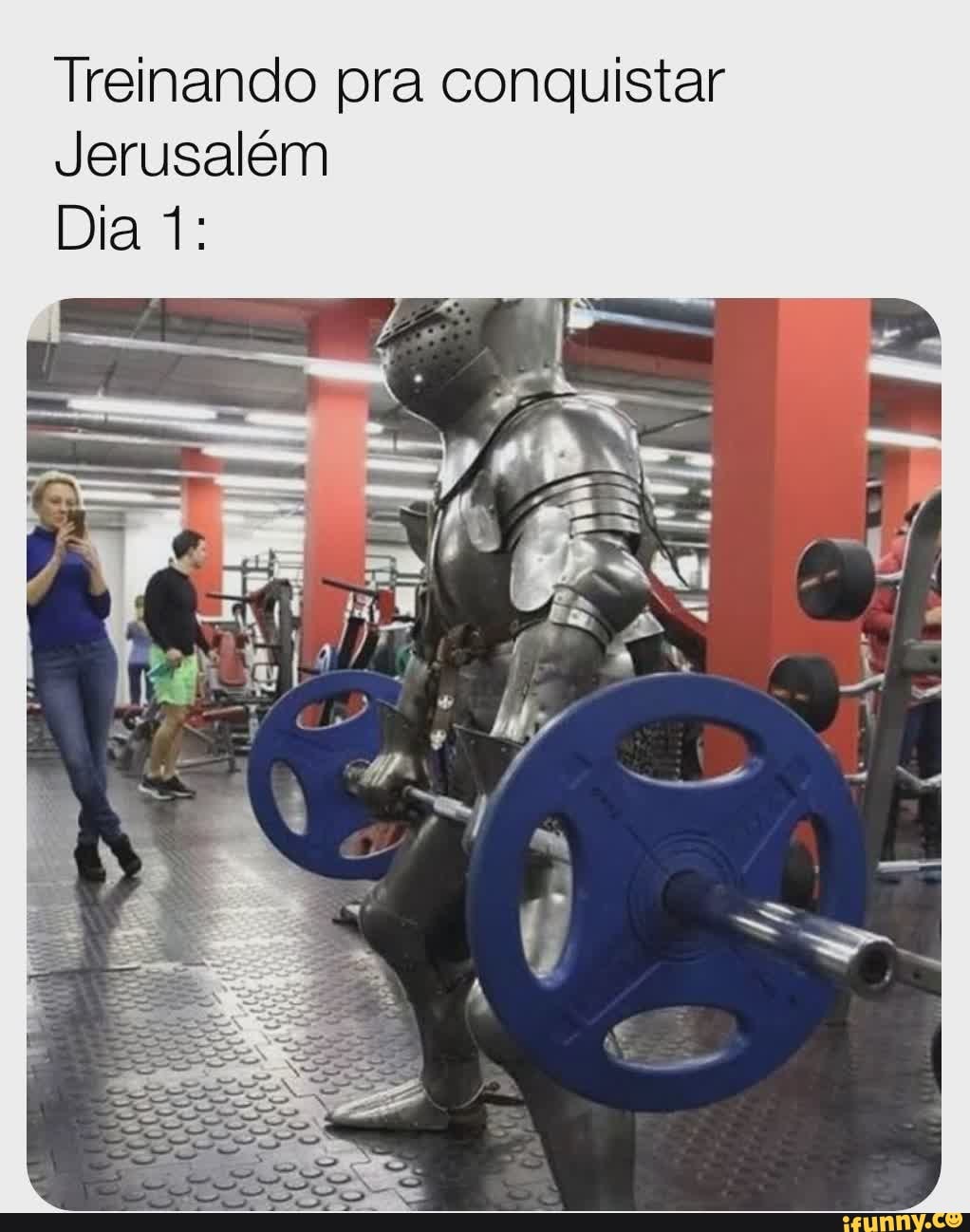 Treinando pra conquistar
Jerusalém
Dia 1: