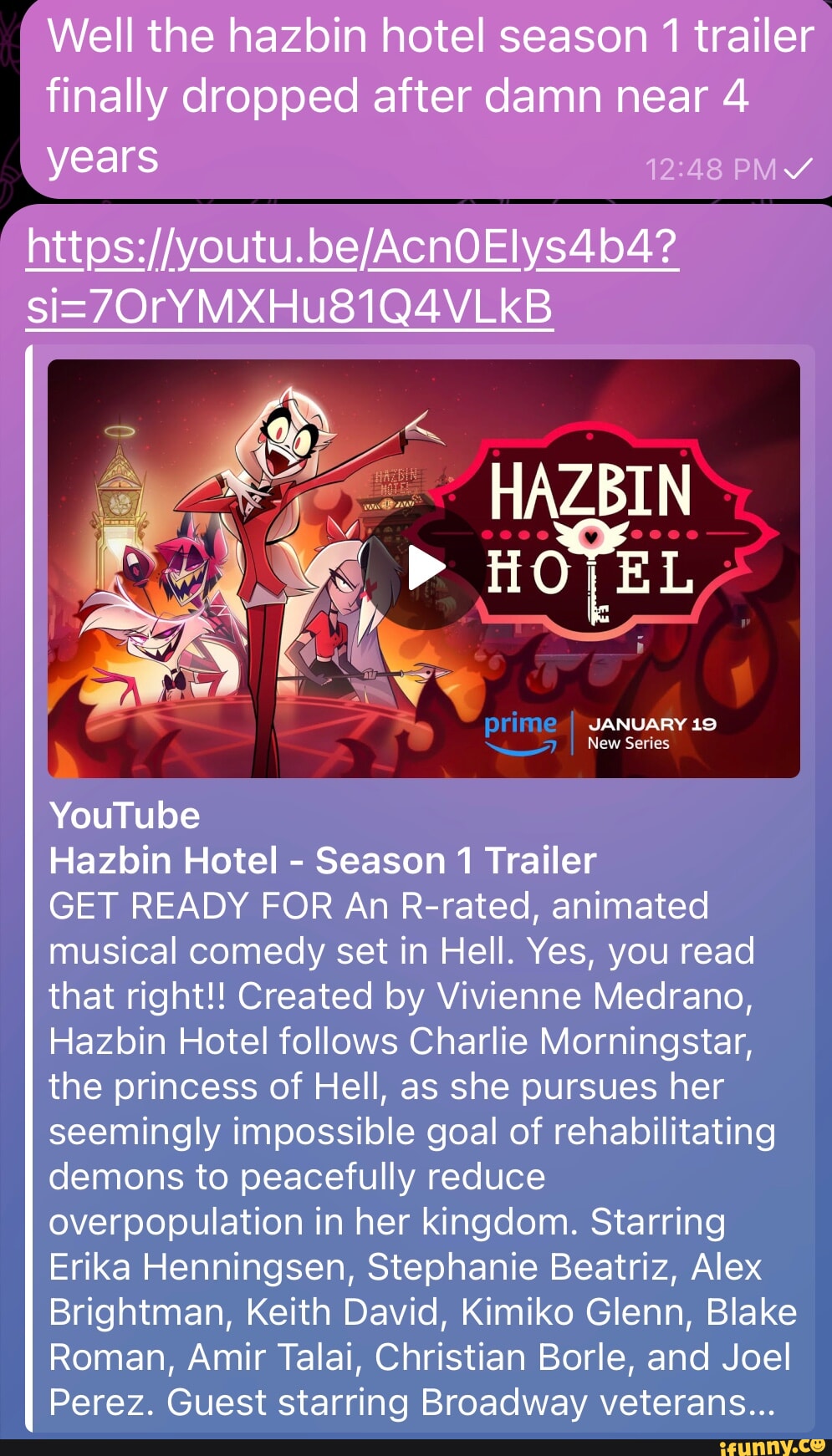 Prime Video Drops 'Hazbin Hotel' Official Trailer