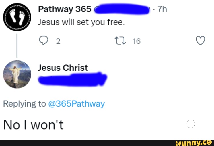 Pathway Jesus will set you free. 16 Jesus Christ Replying to ...