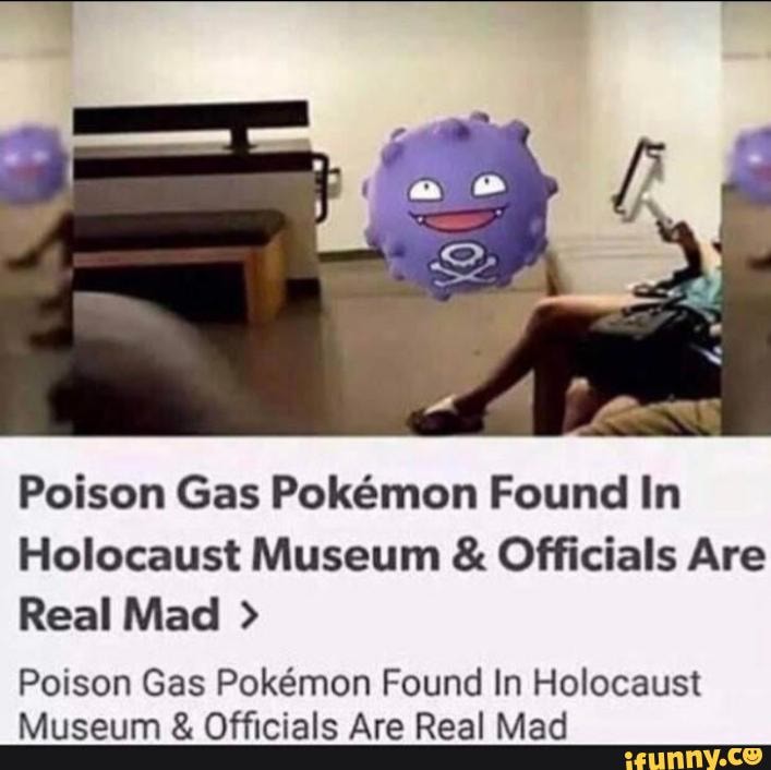 Poison Gas Pokémon Found In Holocaust Museum & Ofﬁcials Are Real Mad ...