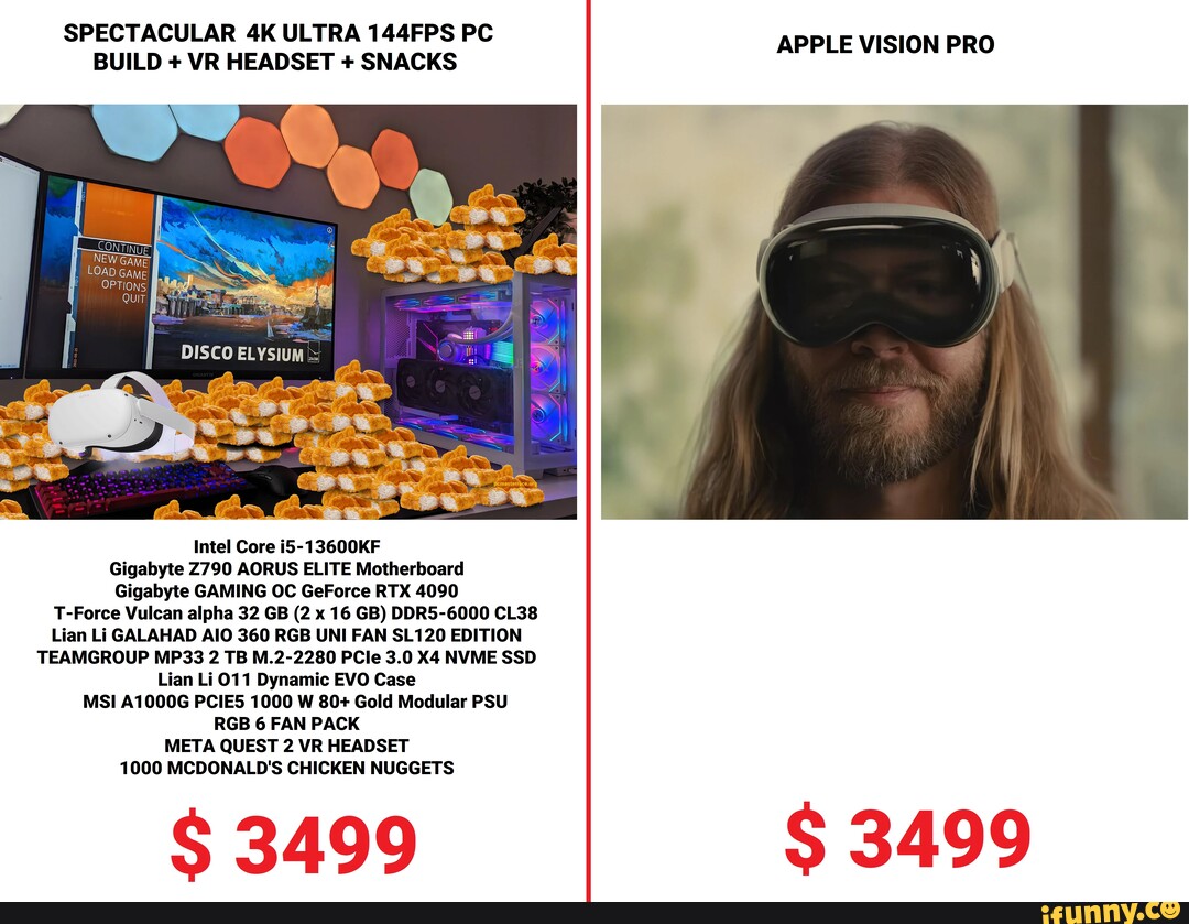 SPECTACULAR ULTRA 144FPS PC BUILD + VR HEADSET + SNACKS APPLE VISION PRO Intel Core i513600KF