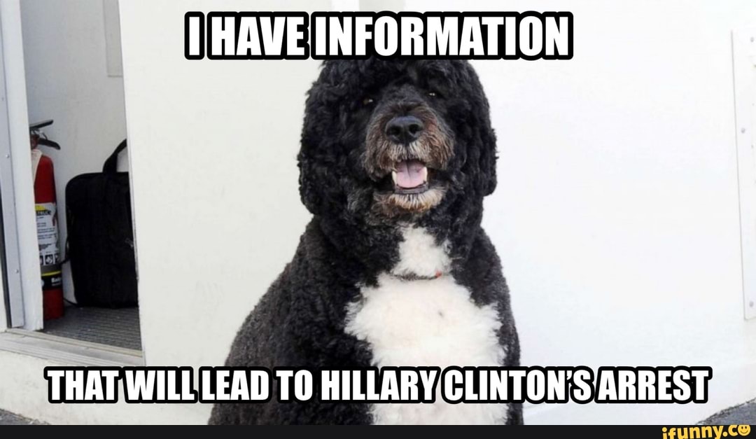 HAVE INFORMATION
THAT WILL LEAD TO HILLARY CLINTON'S 'ARREST