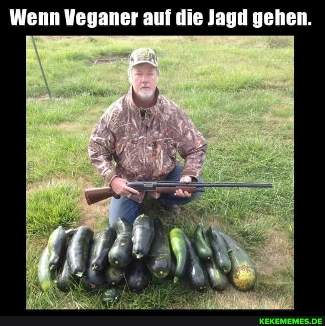 Wenn Veganer auf die Jagd gehen.