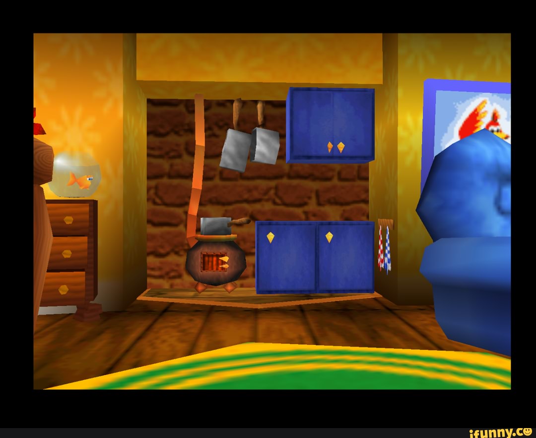 N64 Banjo Kazooie Snapshots Banjo's house iFunny