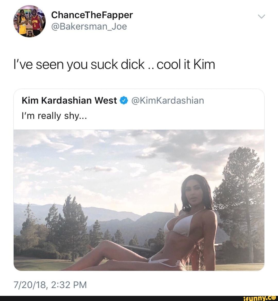 Kardashian fapping kim Hot !