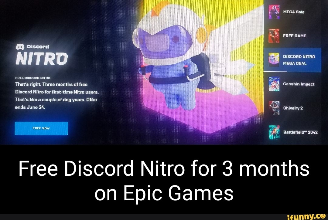 How to Get Free Nitro on Epic Games 