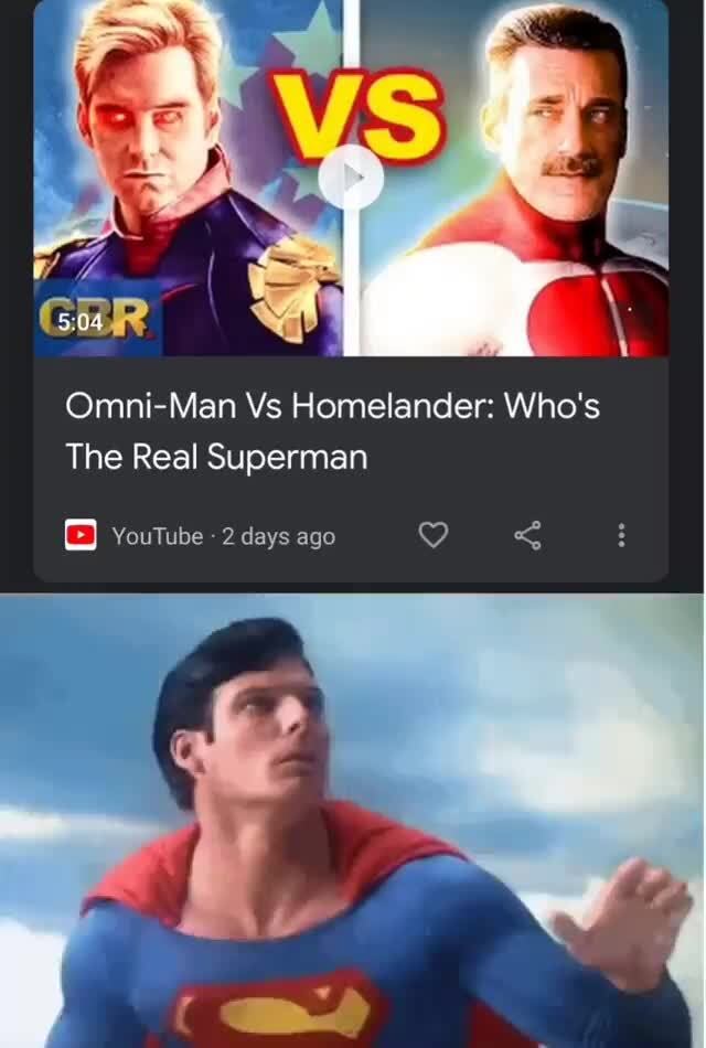 Omni Man Vs Homelander Who S The Real Superman Youtube Days Ago