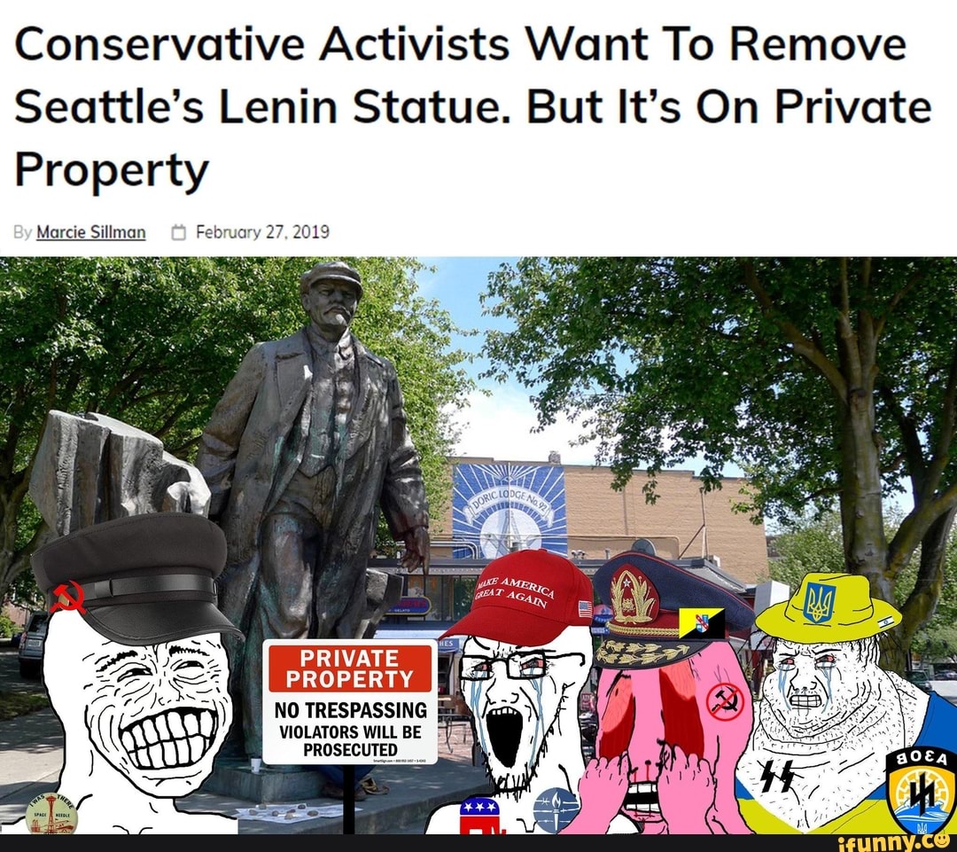 Conservative Activists Want To Remove Seattle's Lenin Statue. But It's On Private Property